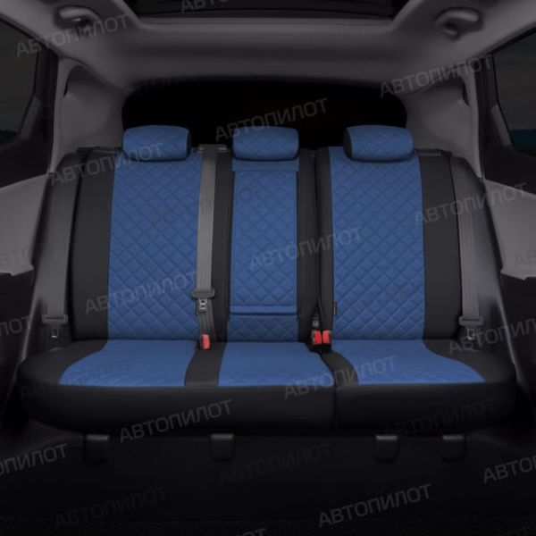 Чехлы Автопилот Экокожа Ромб на Москвич 3 (2022+)