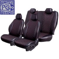 Чехлы Премиум Экокожа Байрон Ромб на Geely GC6 -1, 05.2014-03.2017, Седан 4 дв Чехлы Премиум Экокожа Байрон Ромб на Geely GC6 -1, 05.2014-03.2017, Седан 4 дв